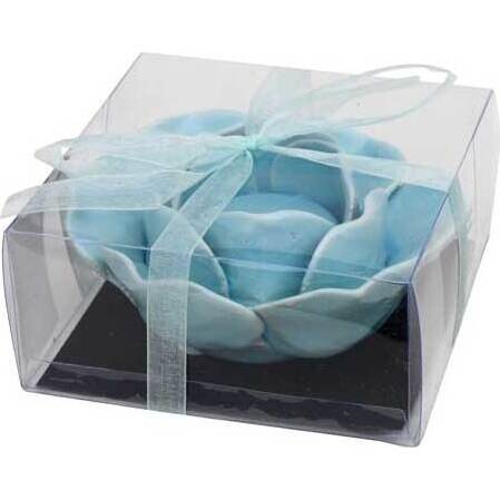 Candleholder Aqua Rose