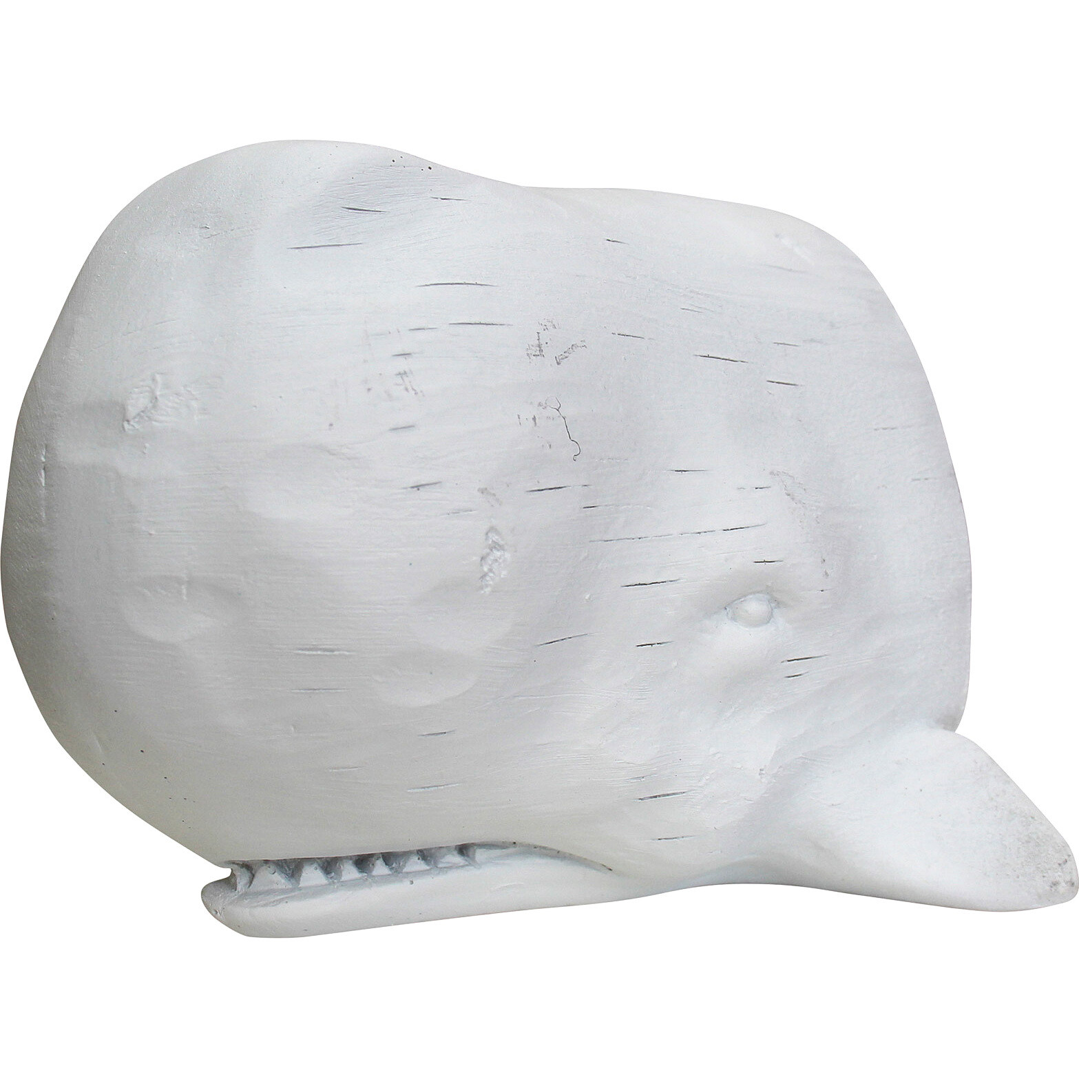 Whale Bookends
 White