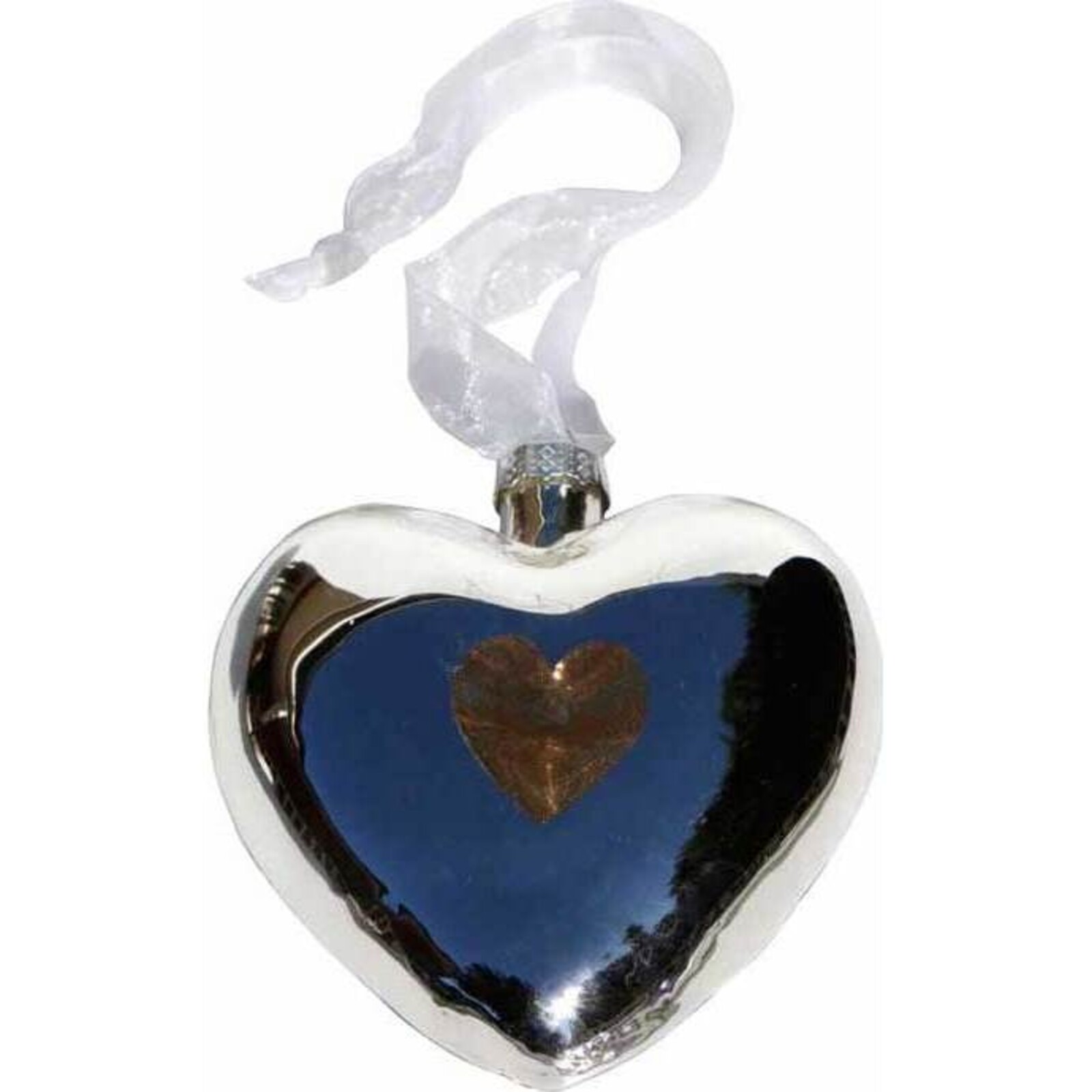 Hanging Silver Heart 