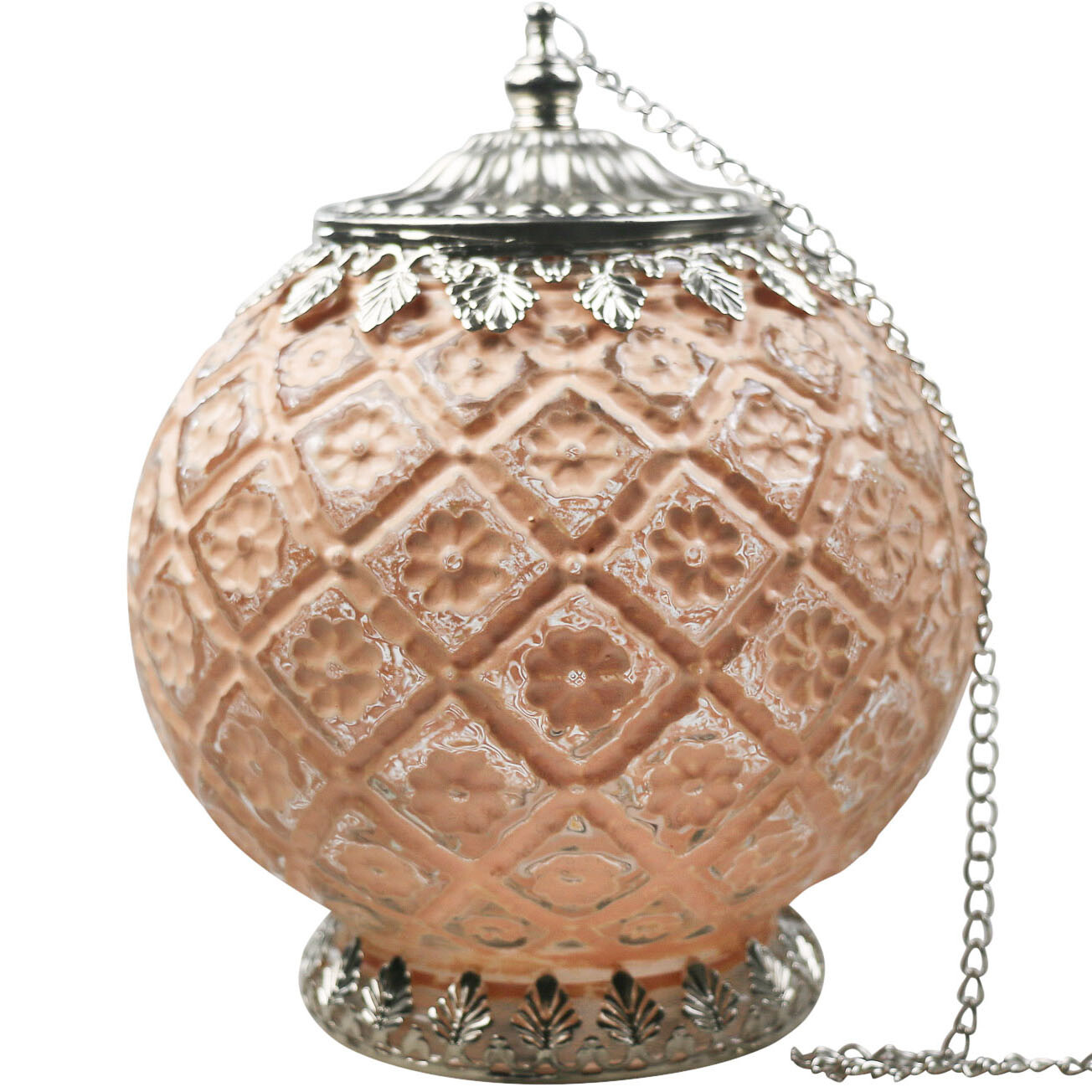 Lantern LED Round Peachy