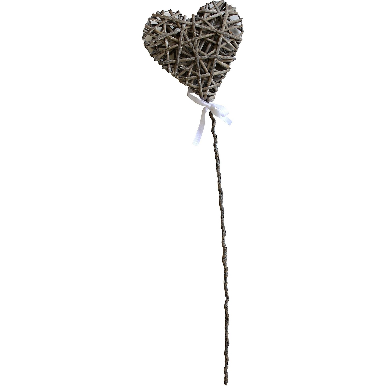 Heart on Stick - Large - Grey
