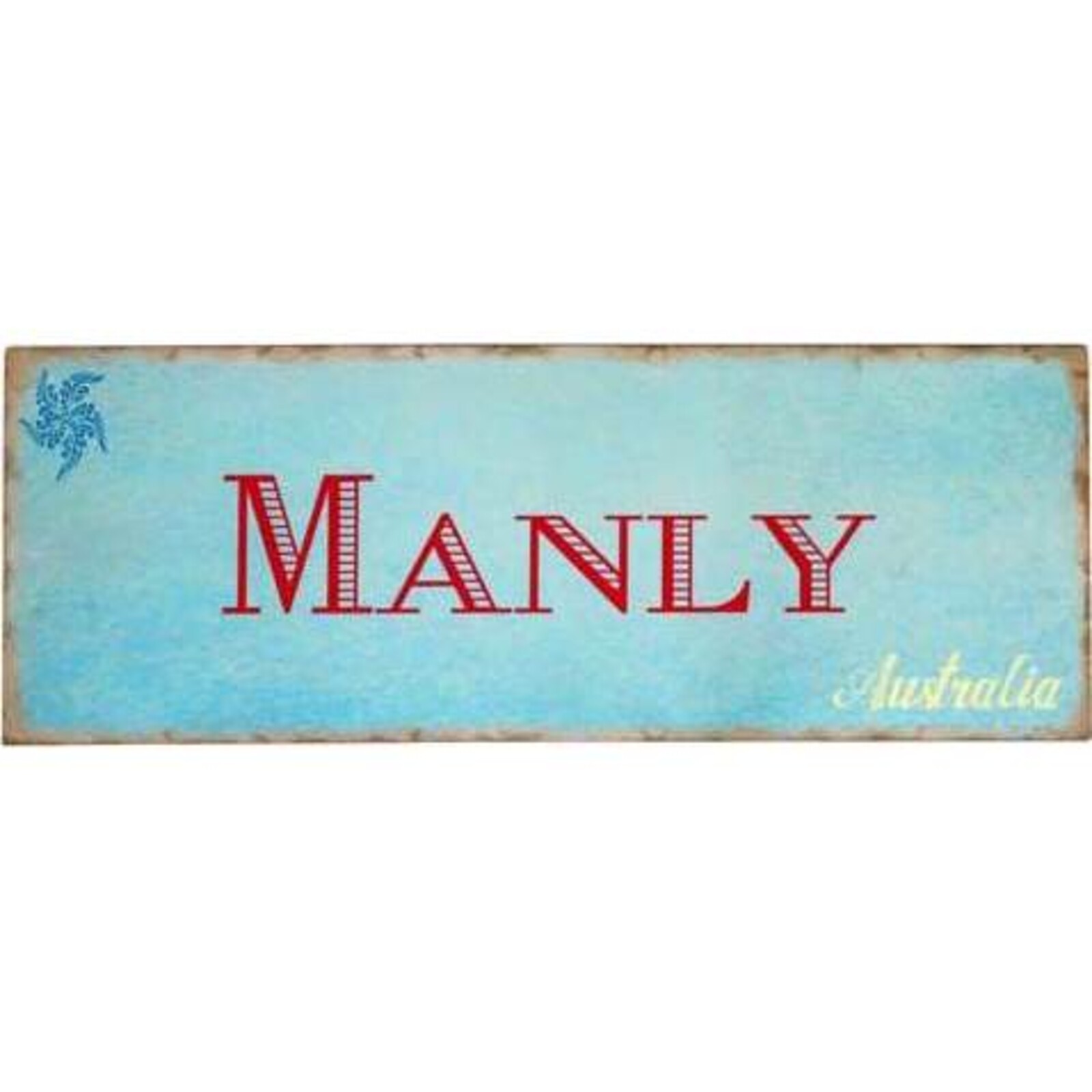 Tin Sign Manly
