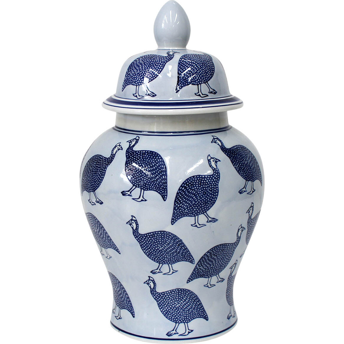 # Ginger Jar Blue Guinea Fowl