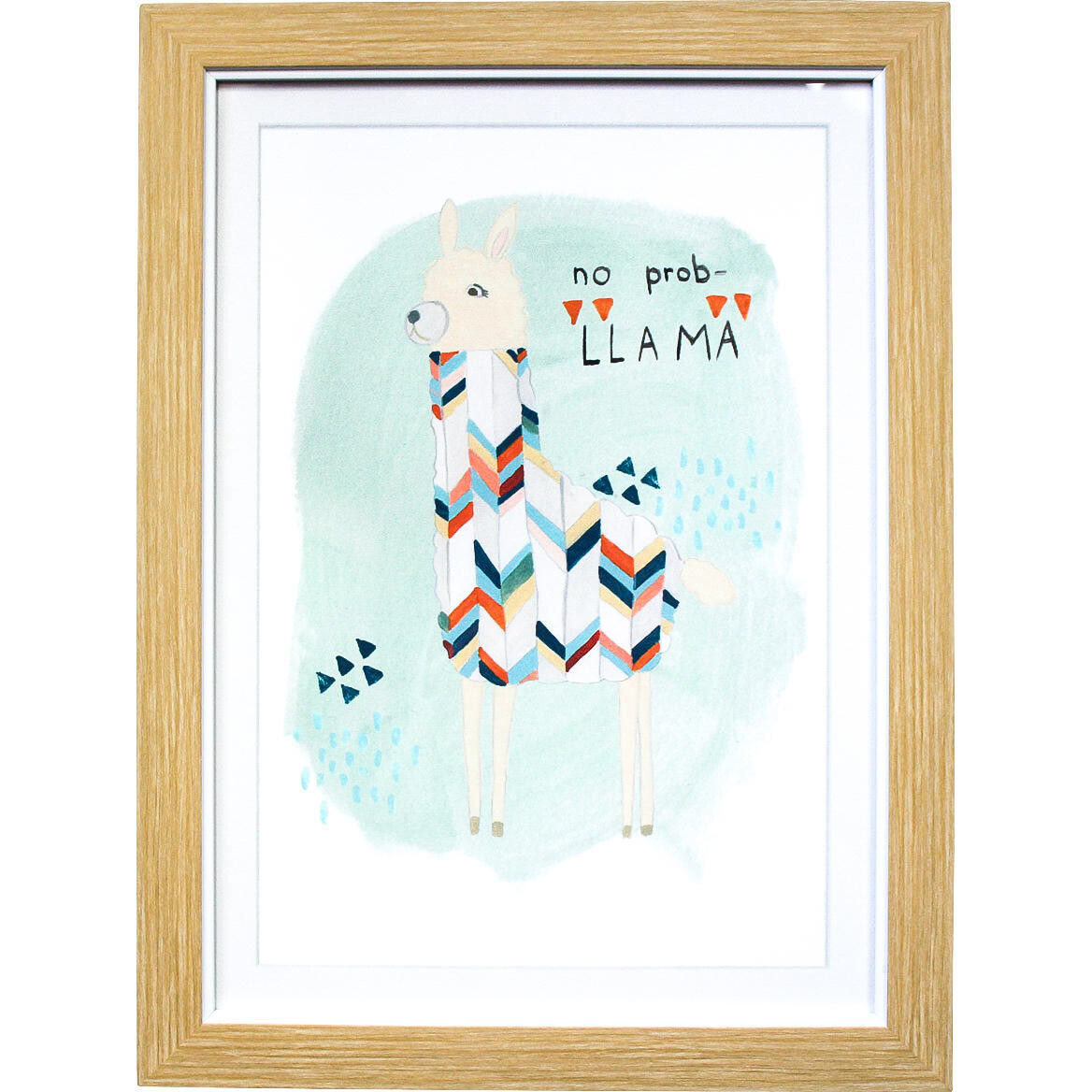 Framed Print No Probllama