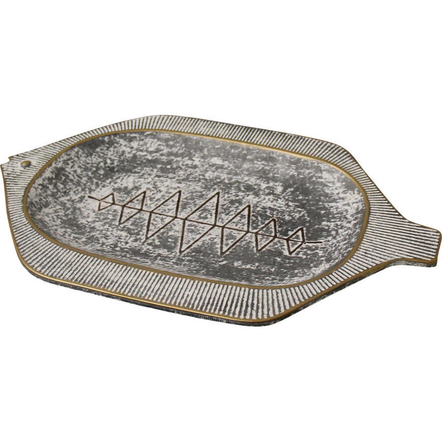 Metal Fish Plate Lrg