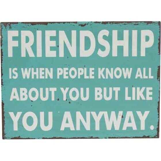 Sign - Friendship