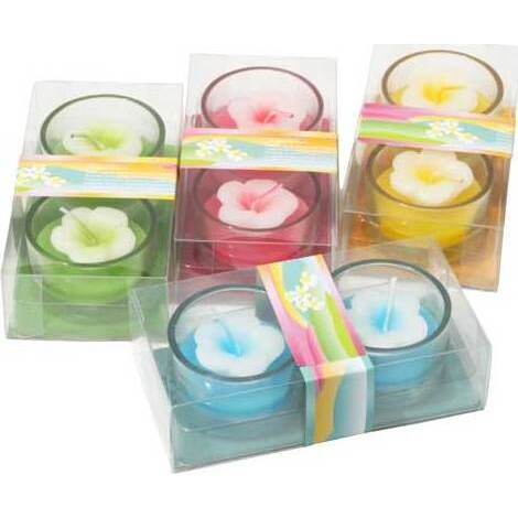 Votive - Hibiscus Double Colour - set 4