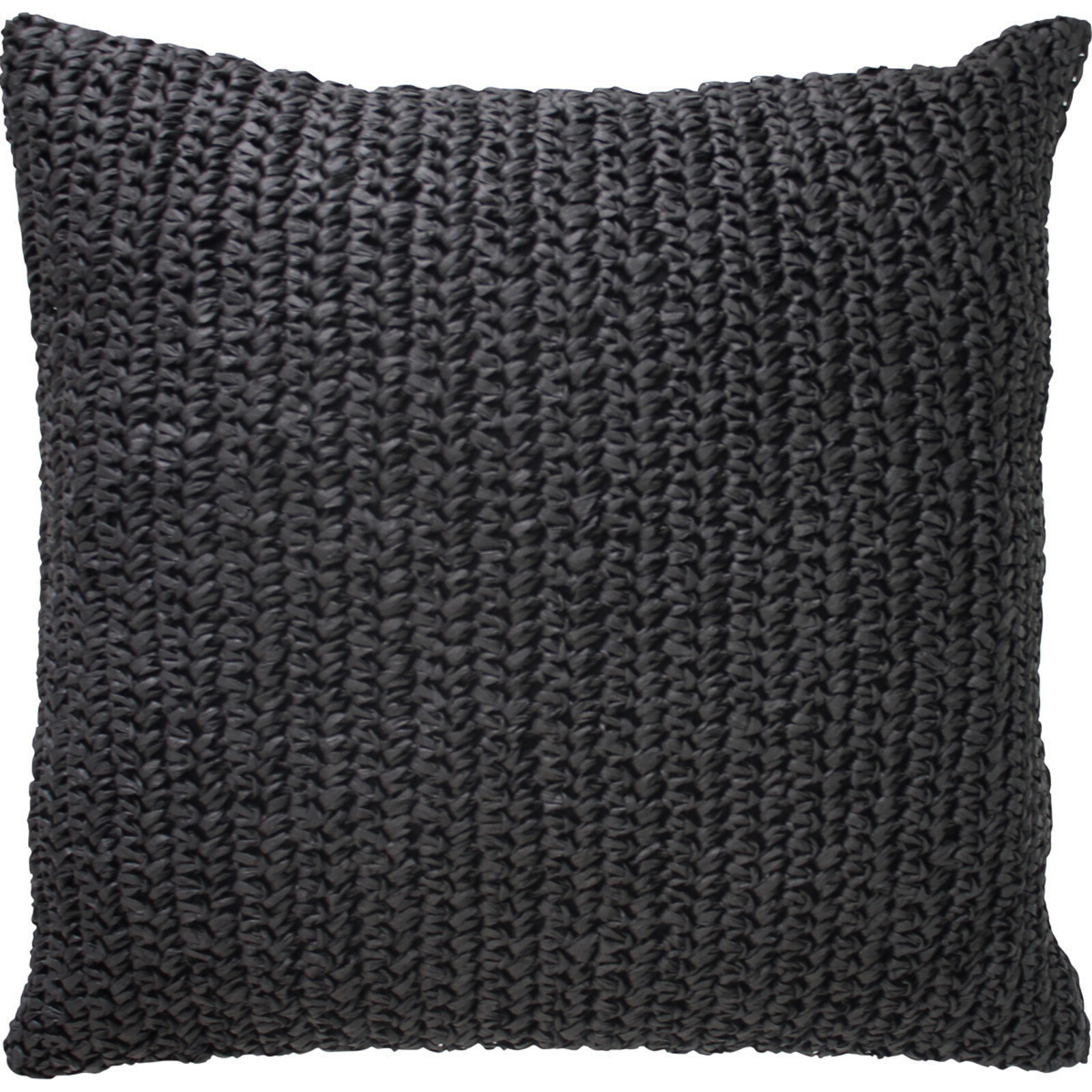 Woven Cushion Ebony 