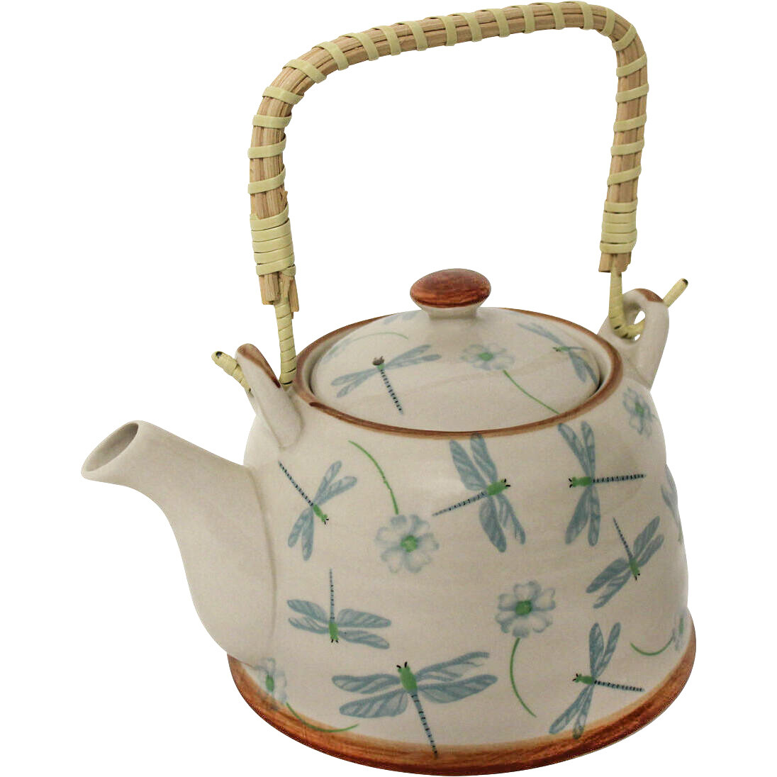 Teapot Dragonfly Blue