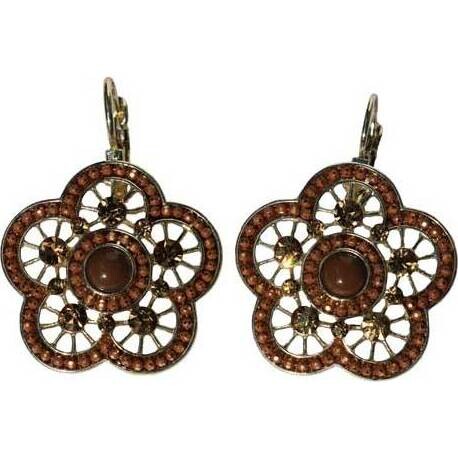 Earring Golden Flower