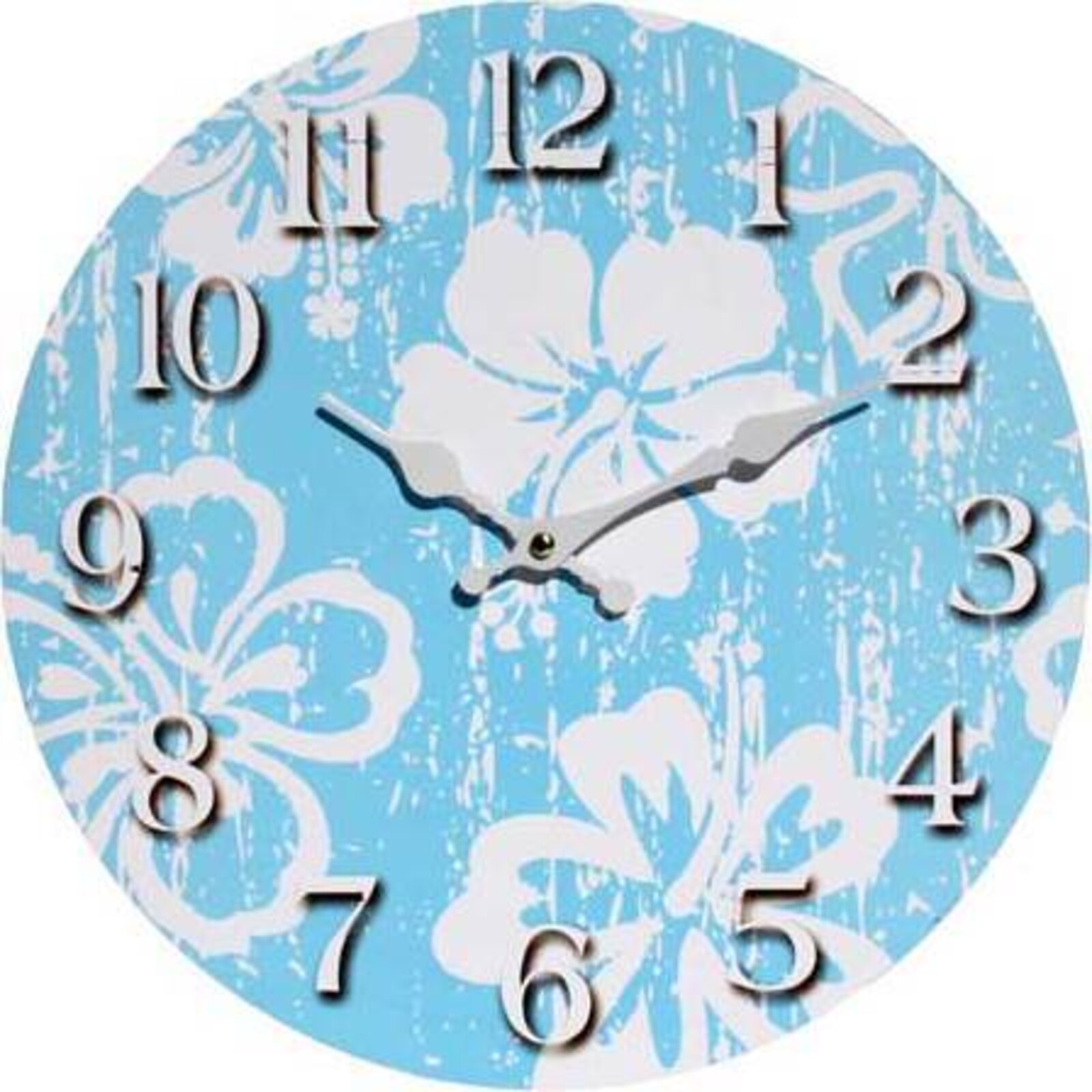 Clock Hibiscus Blue