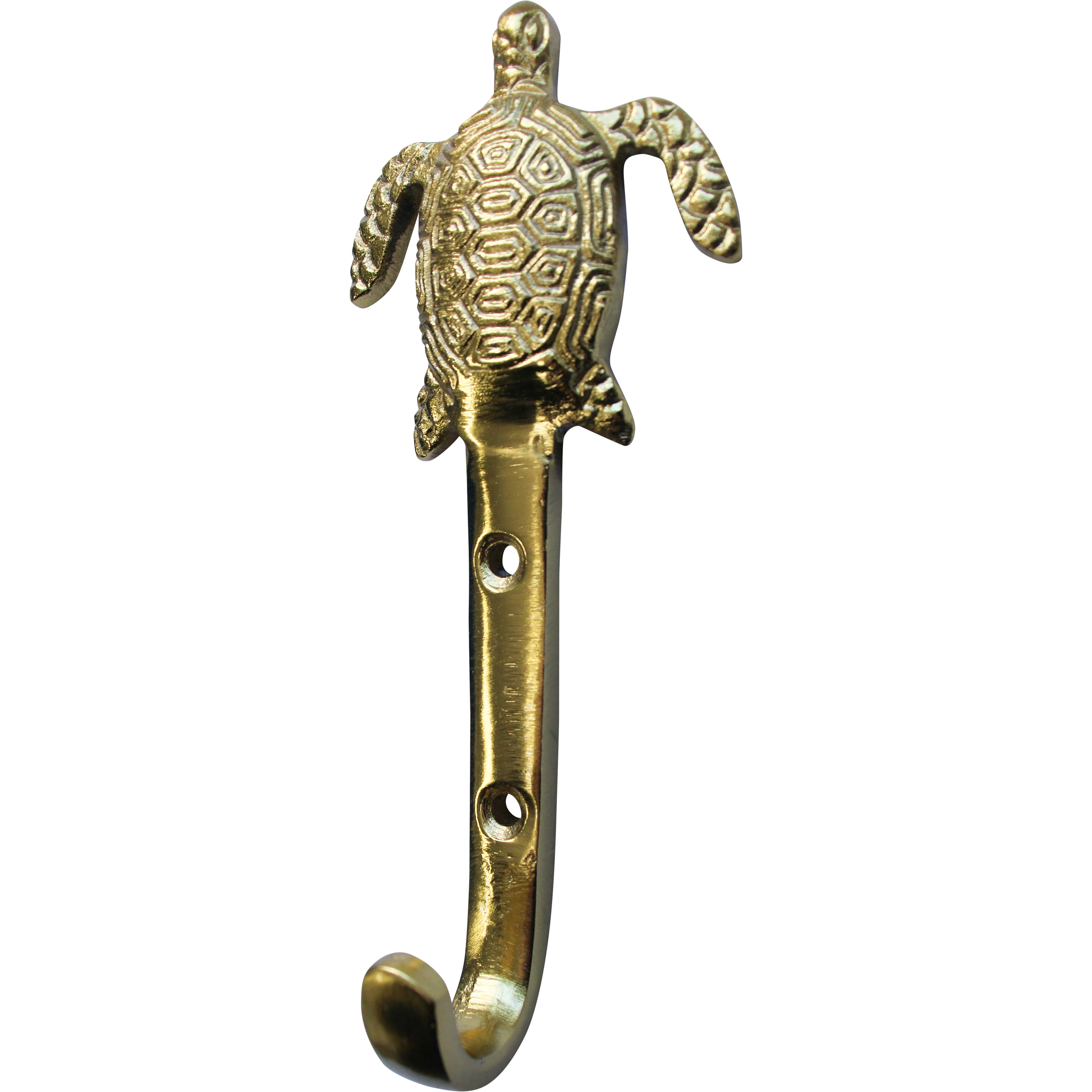 Hook Turtle Brass