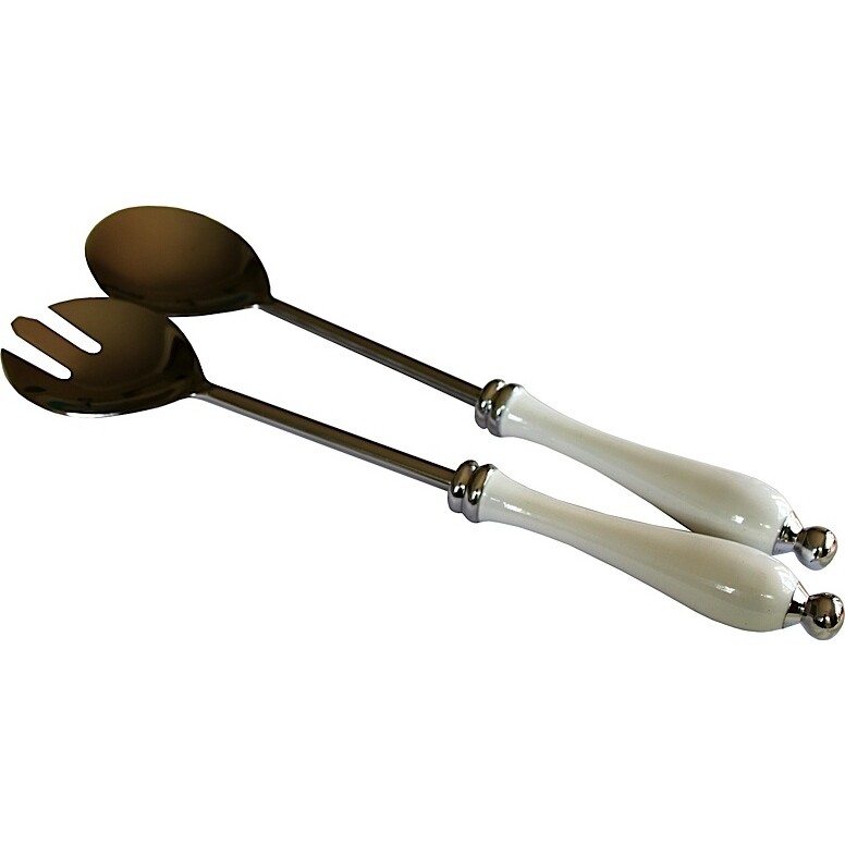 Enamel Classic S.S. Salad Servers