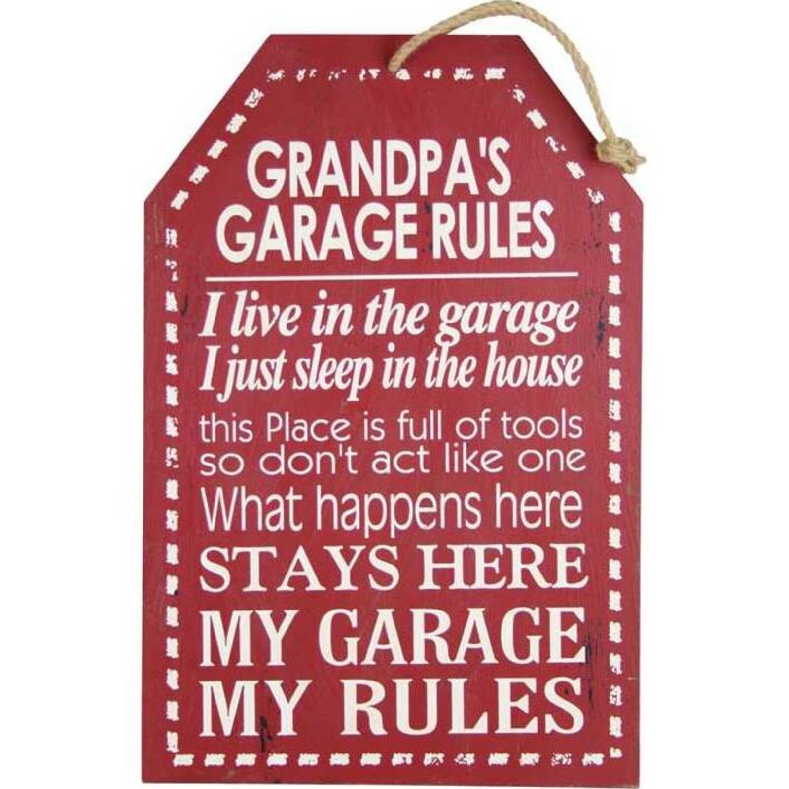 Sign Grandpa's Garage
