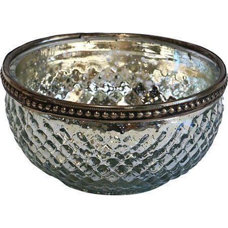 Votive Bolla Silver Lrg