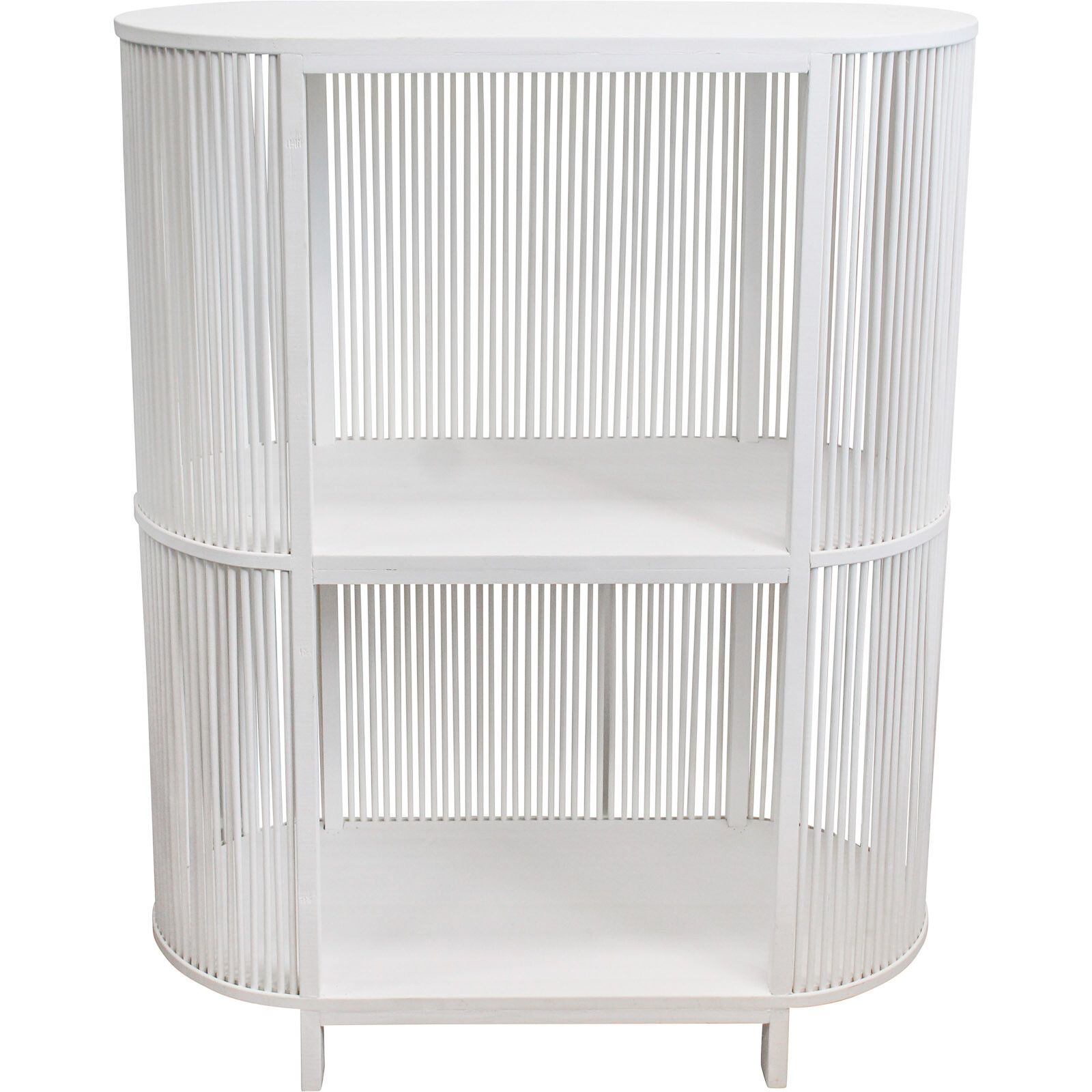  Island  Cabinet White