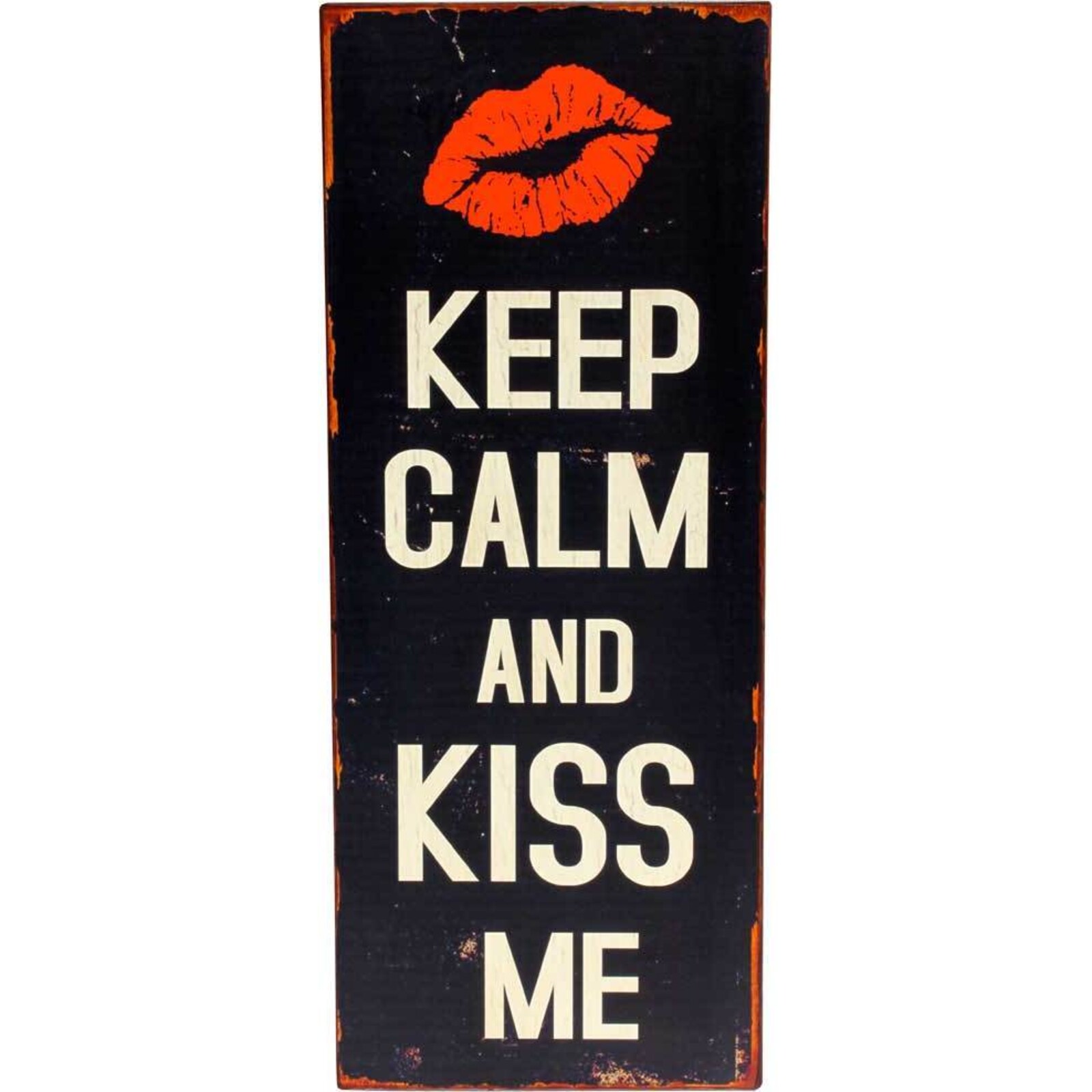 Tin Sign - Kiss Me