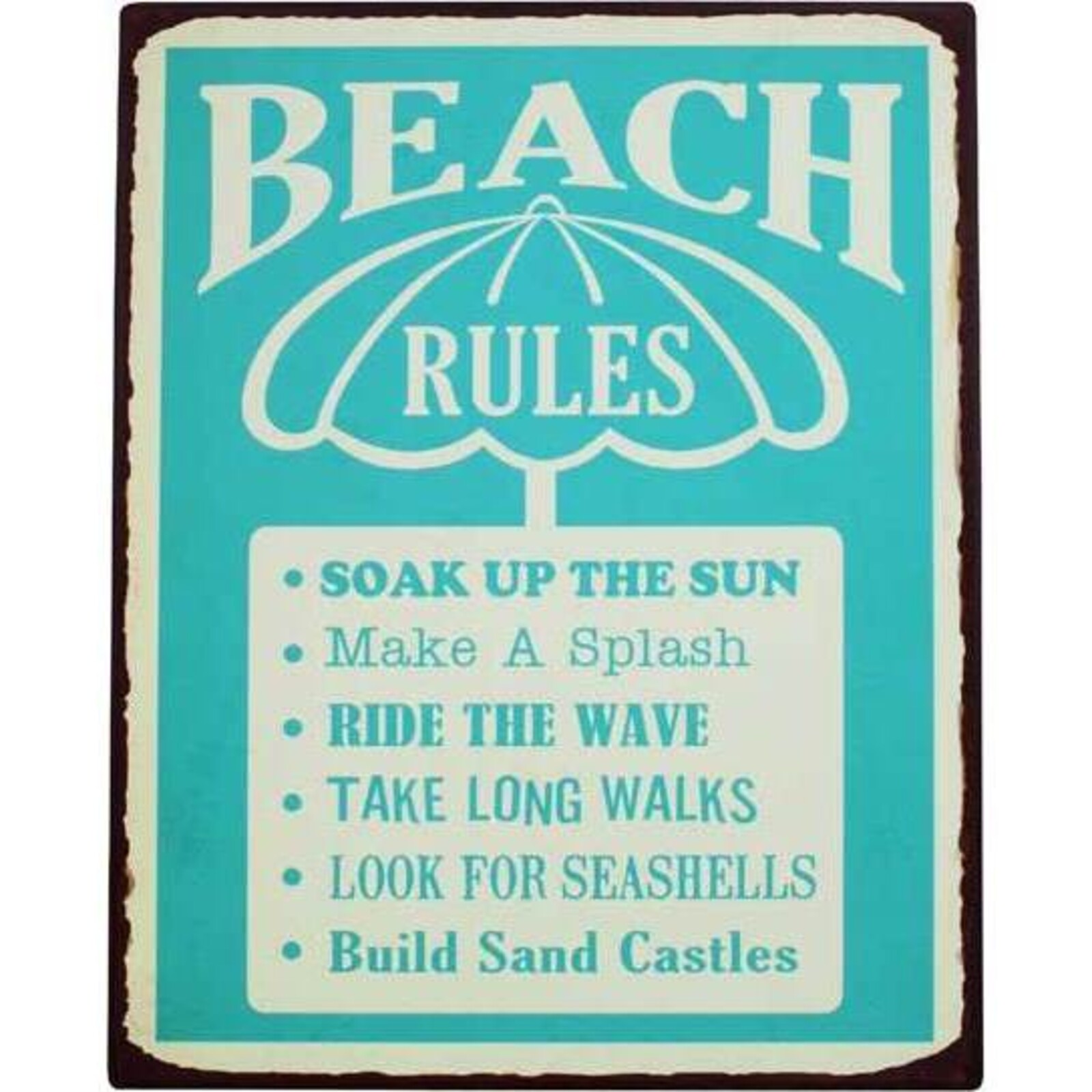 Sign Beach Rules