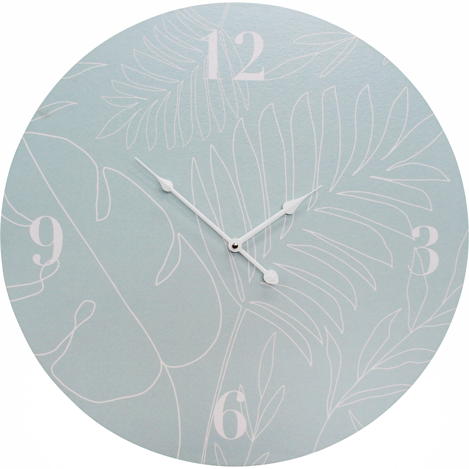  Clock Aqua Palm 58cm
