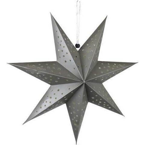 Paper Star Dark Silver