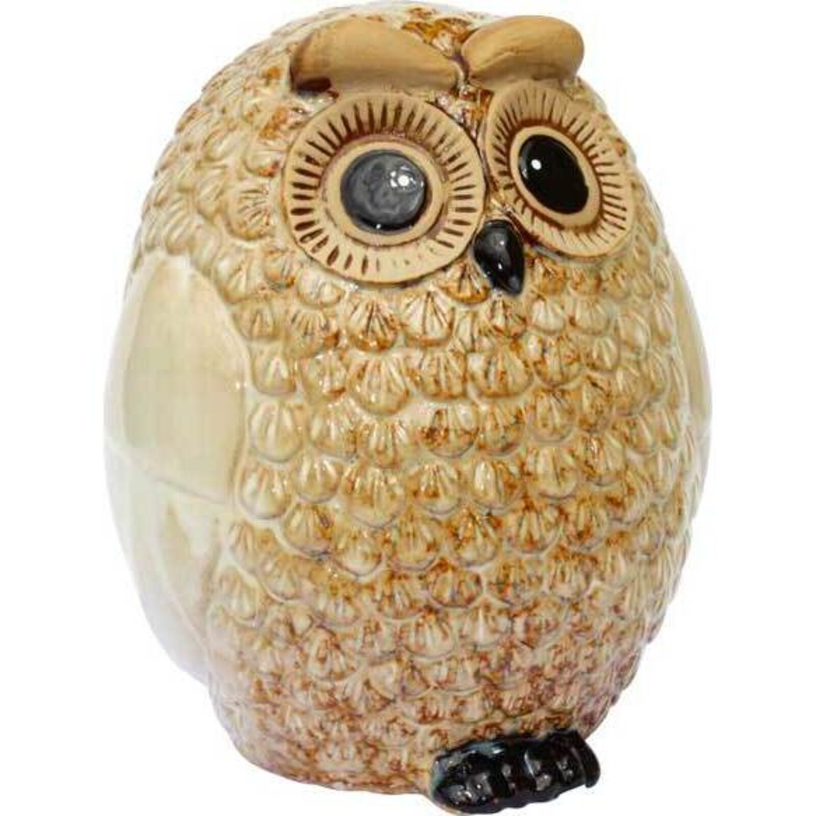 Ceramic Owl - Puff Feather