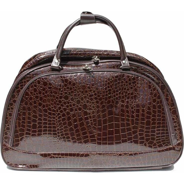 Overnight Bag - Brown Croc