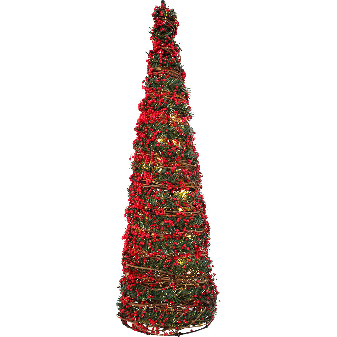 LED Xmas Tree Cone Berry Sml