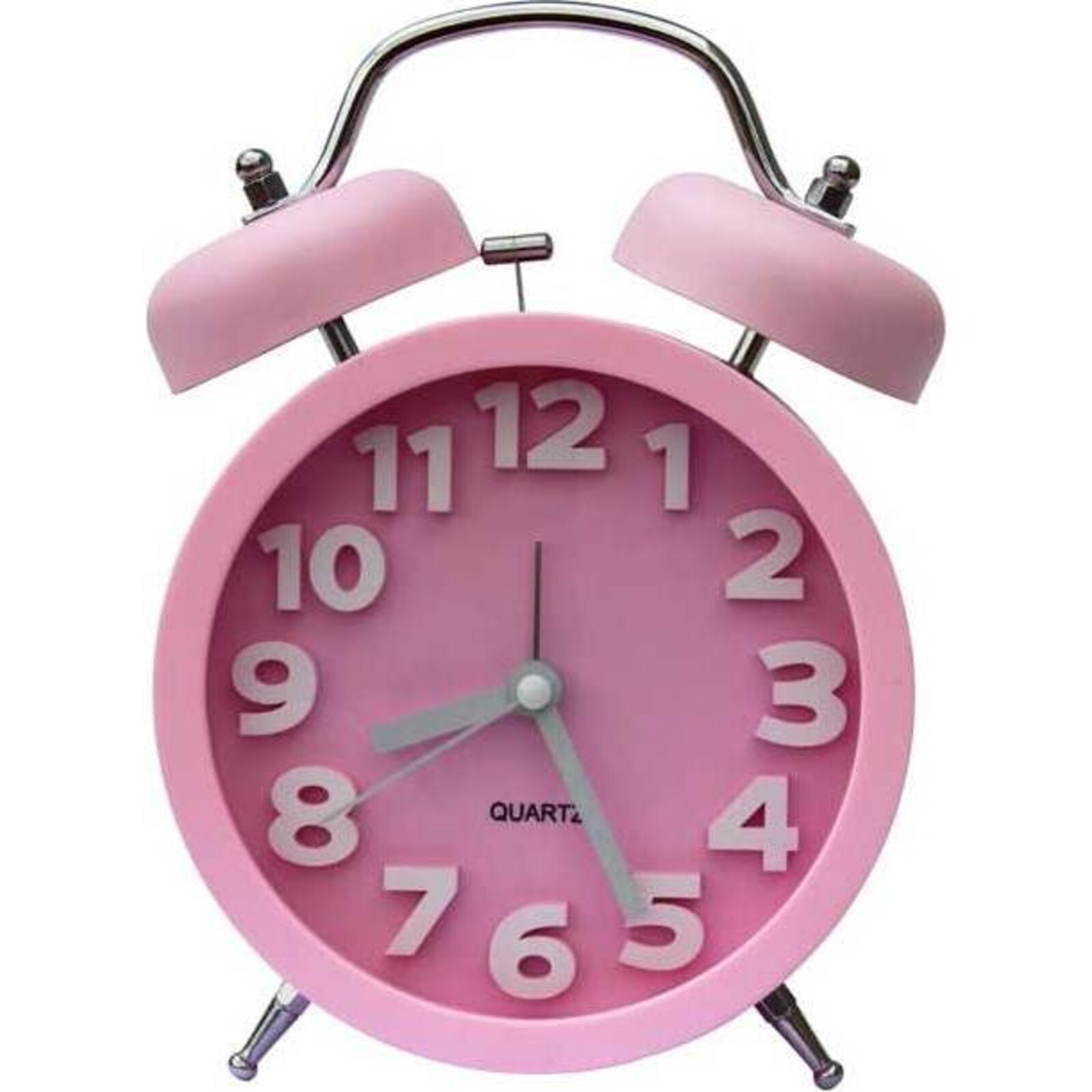 Clock - 3D Pastel Pink Large