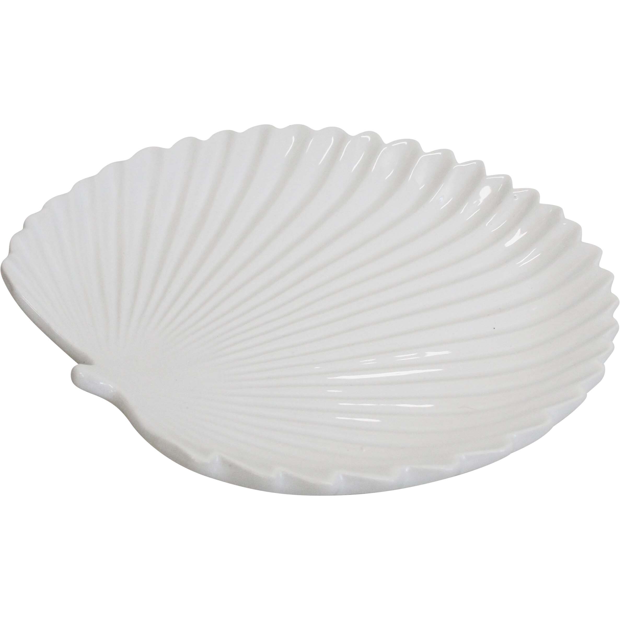 Palm Plate Lrg White