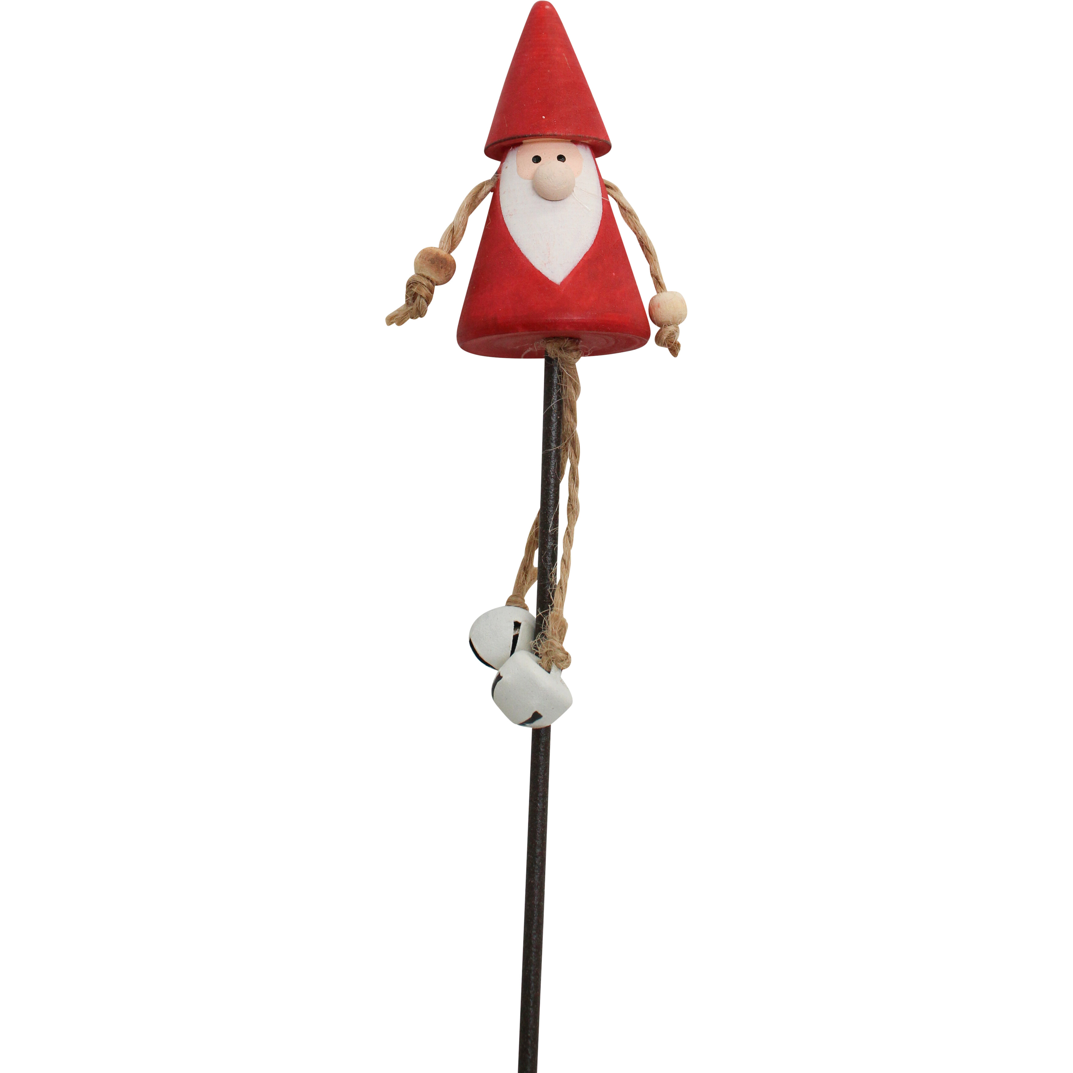 Pot Stake Red Santa