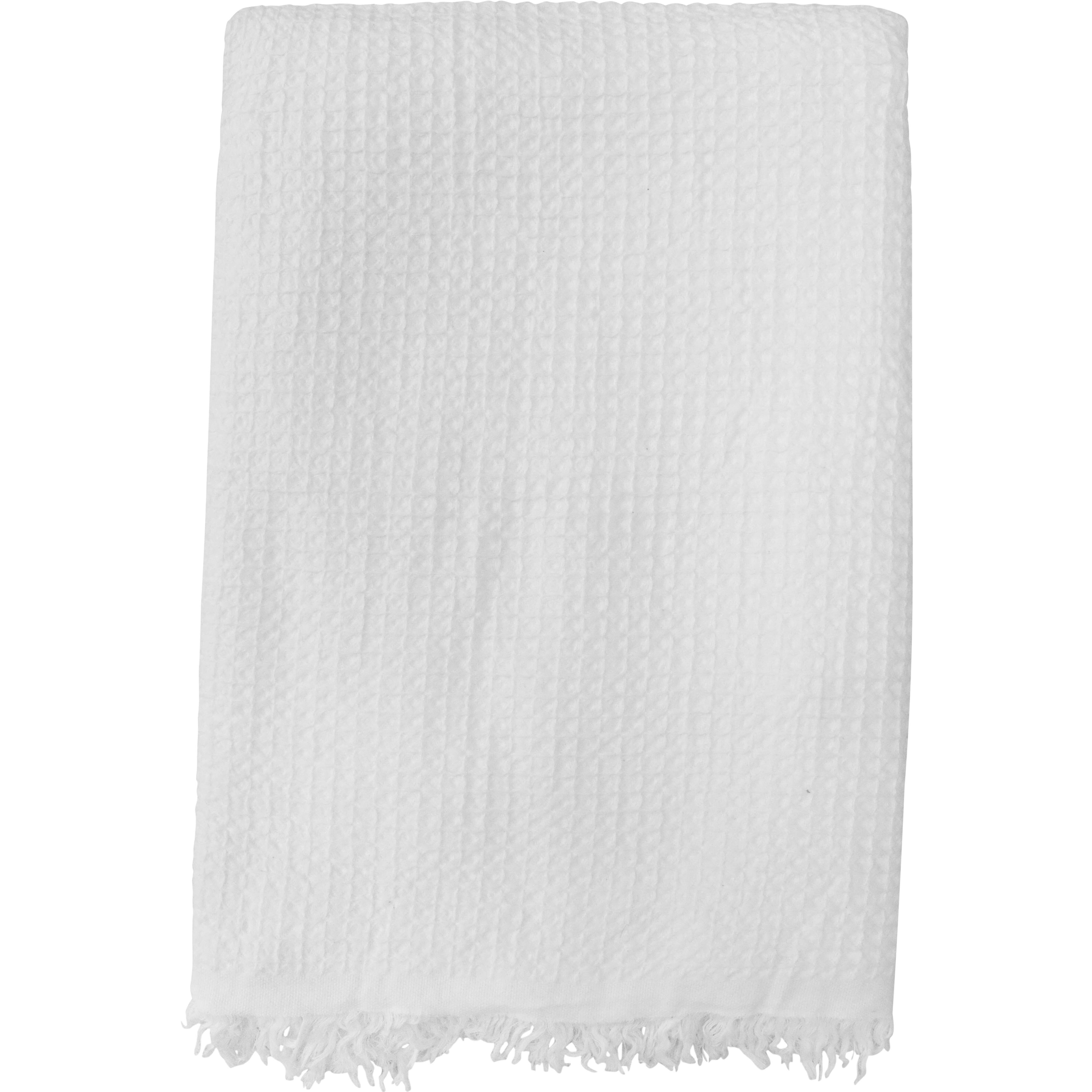 Bedspread/ Throw Waffle White