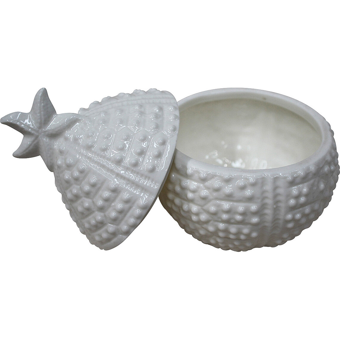 Trinket Box Starfish White