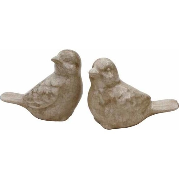 Pair of Cream Birds set 2