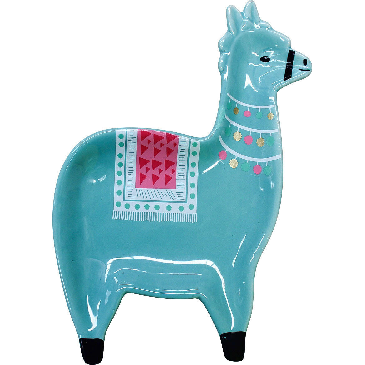 Llama Plate Aqua