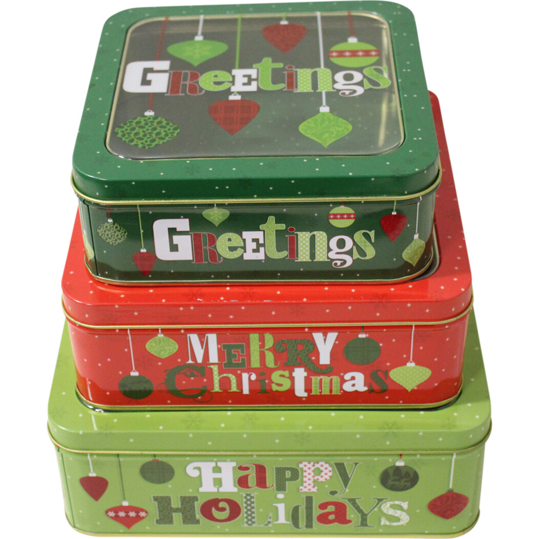 Tins Christmas Sayings S/3