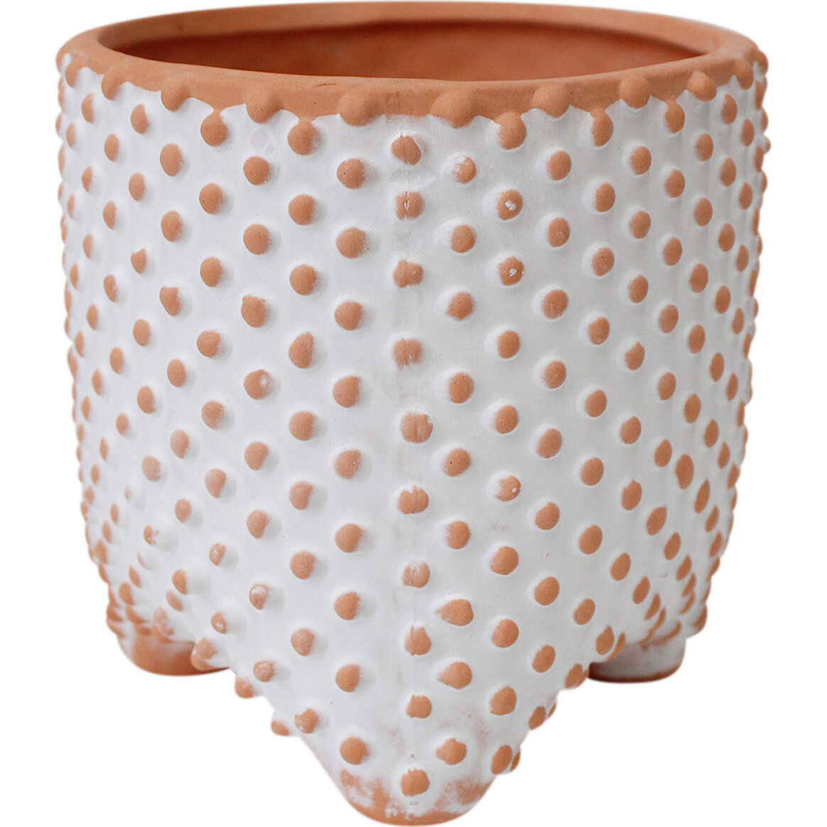 Planter Dots White