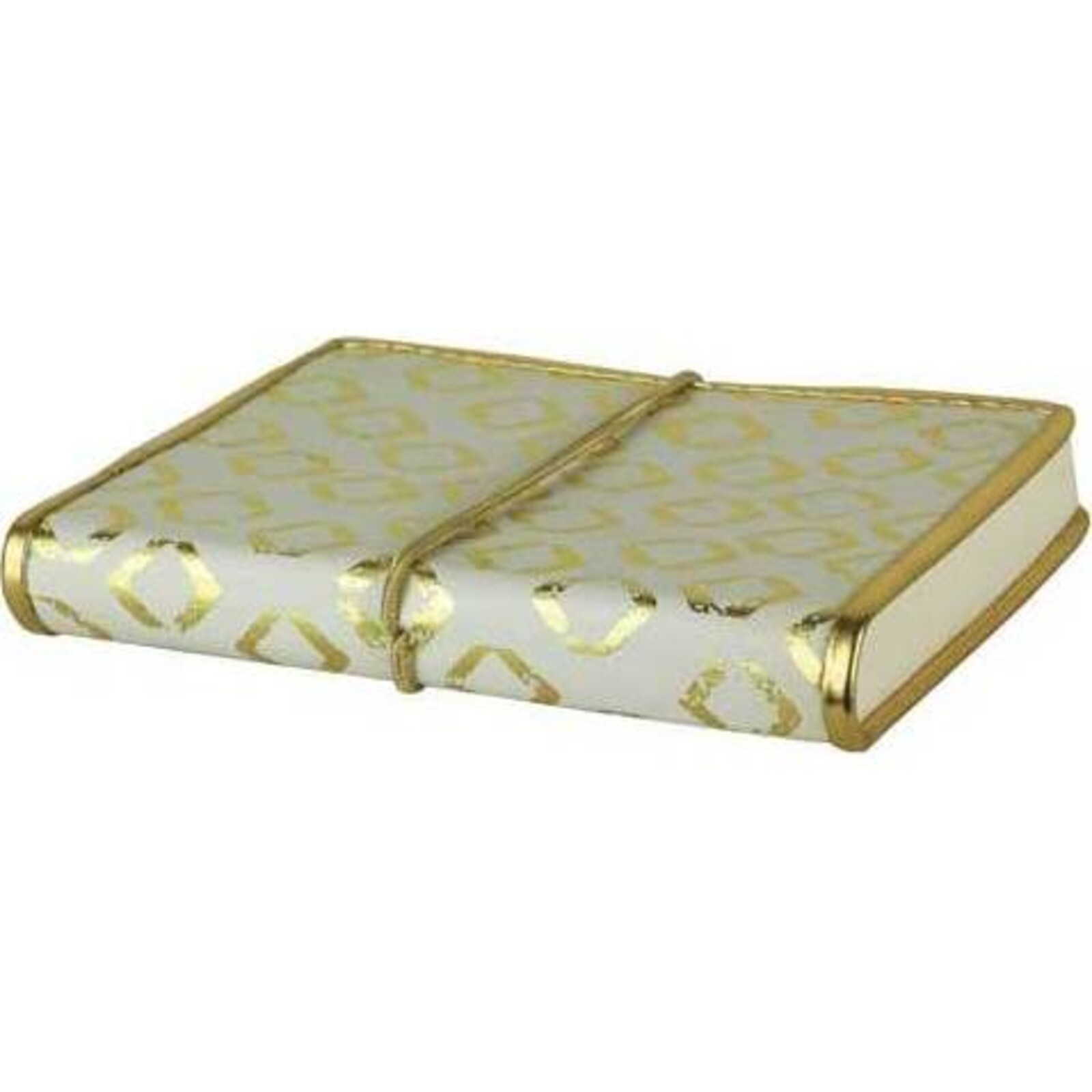  Leather Notebook Gold Diamond Small