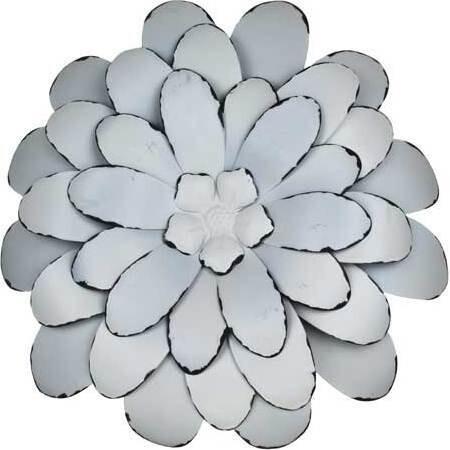 Wall Decor Fleur Snow Large