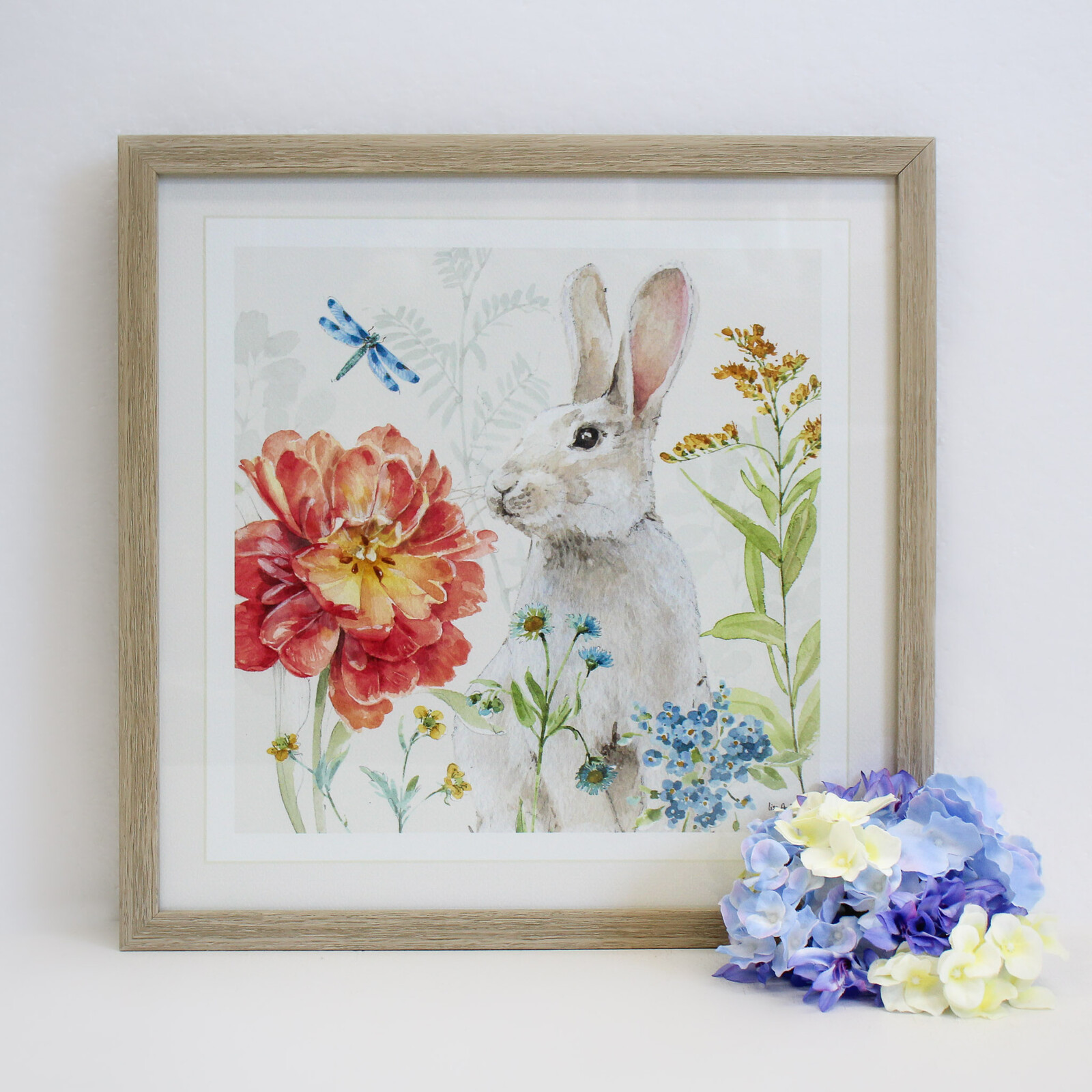 Framed Print Spring Bunny