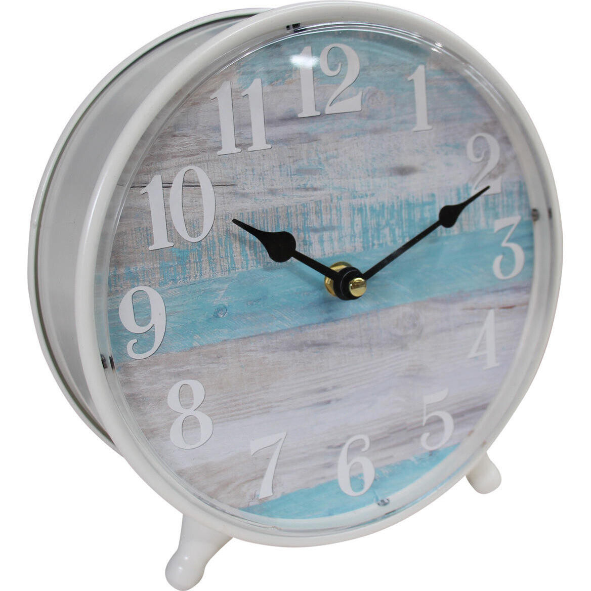 Table Clock Soft Blue/White