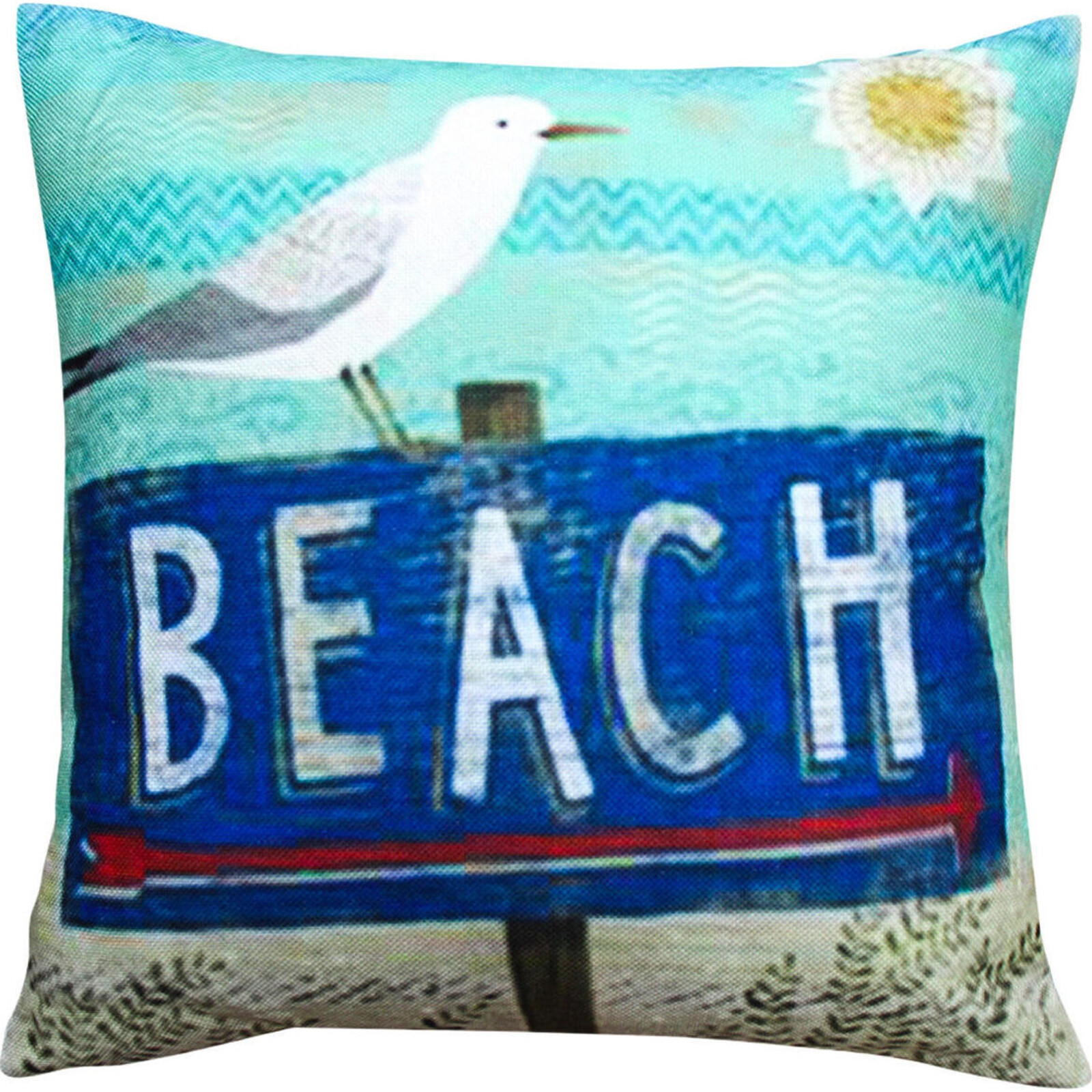Cushion Beach Seagull