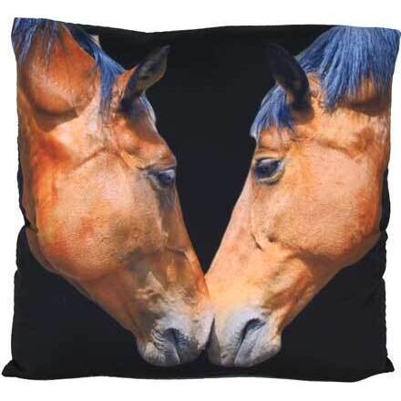 Cushion Horses Black