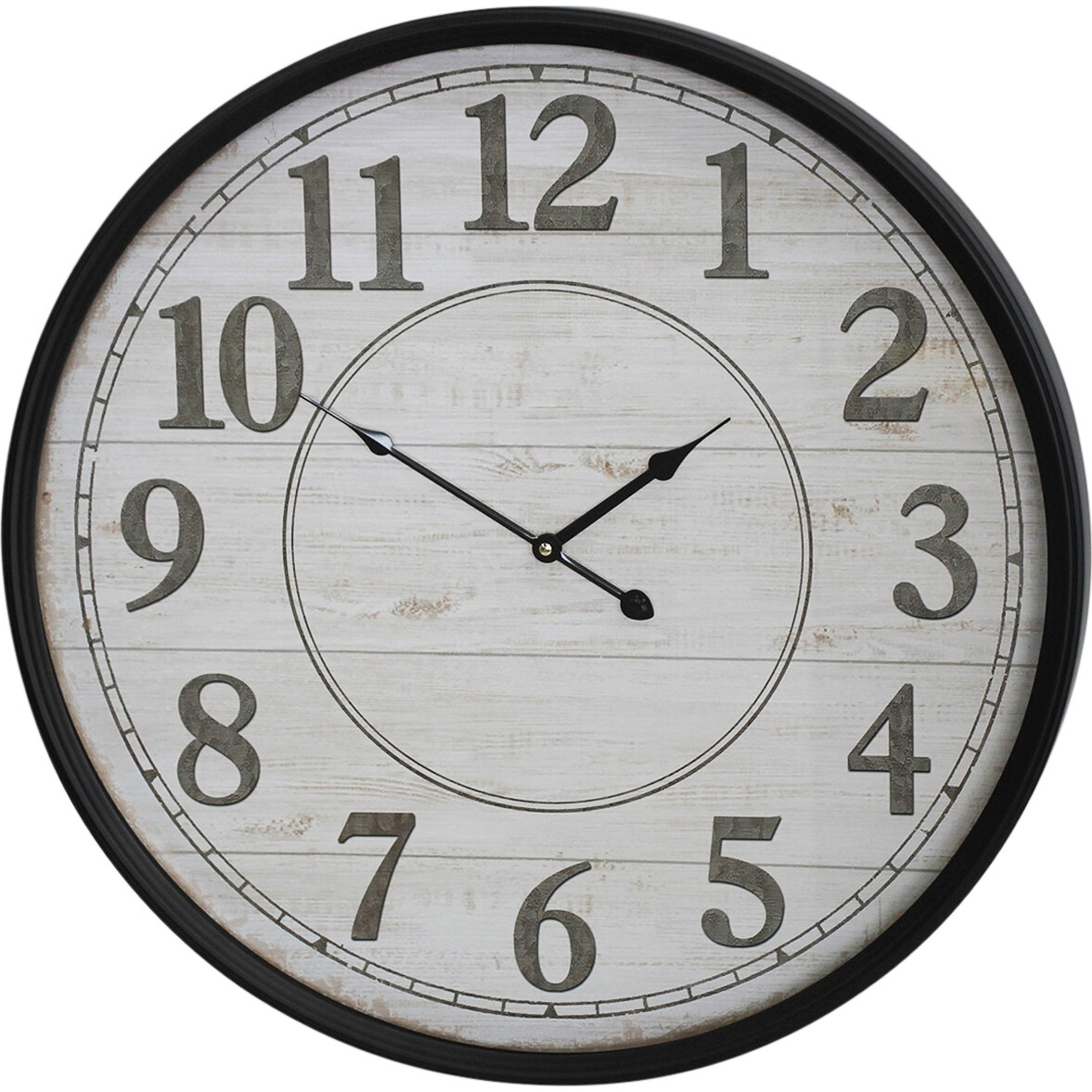 Clock Classic Framed Black