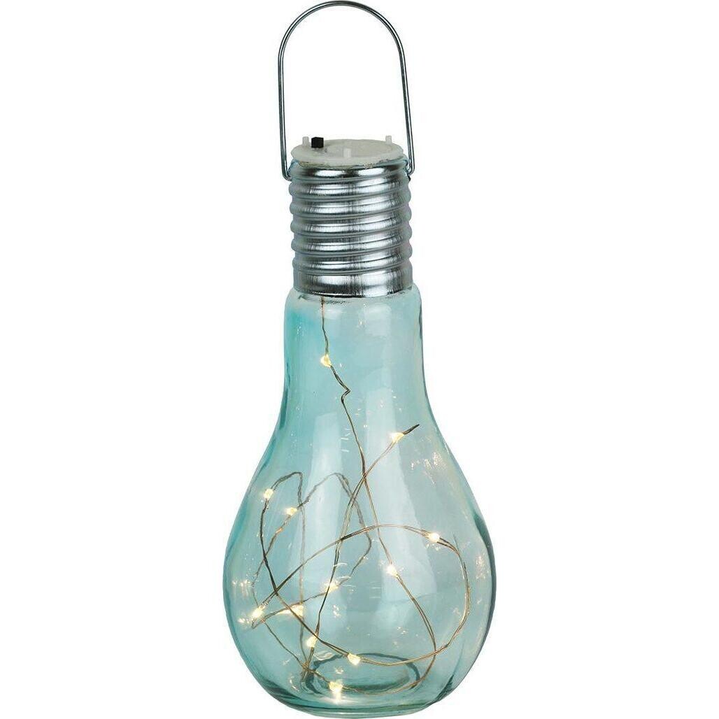 Hanging Light Bulb Blue Sm