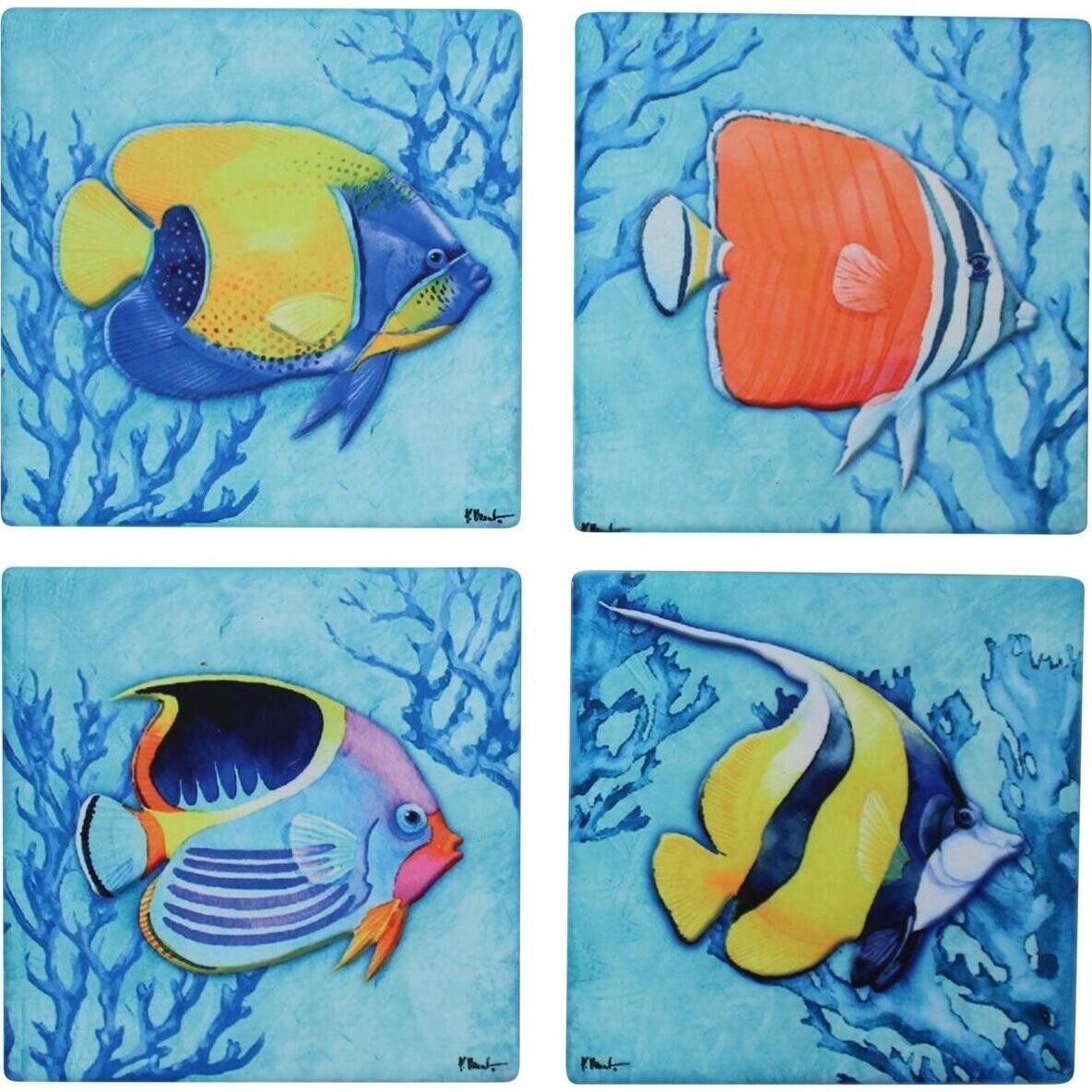 Coasters Funky Fish Asstd