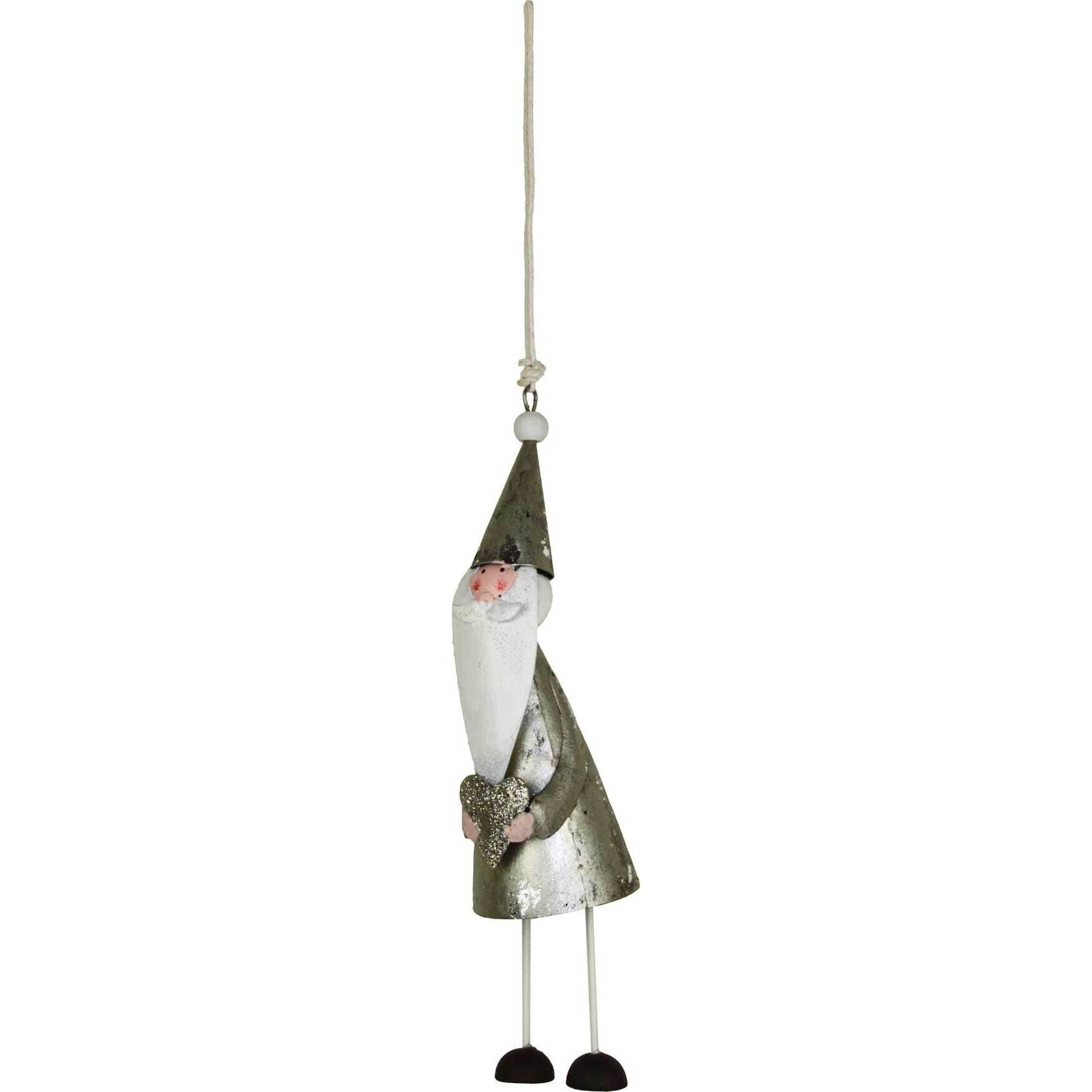 Hanging Santa Silver