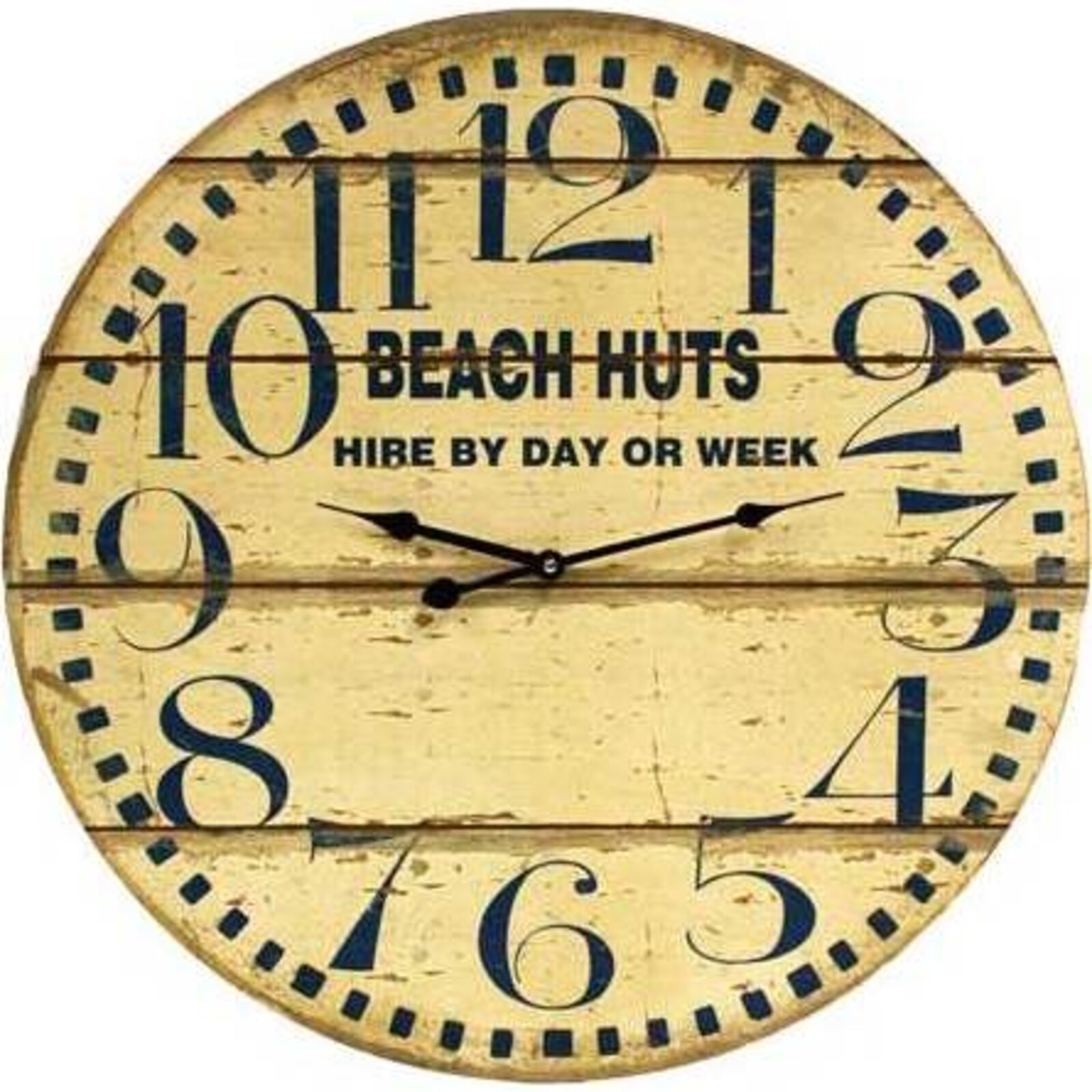 Clock - Beach Huts