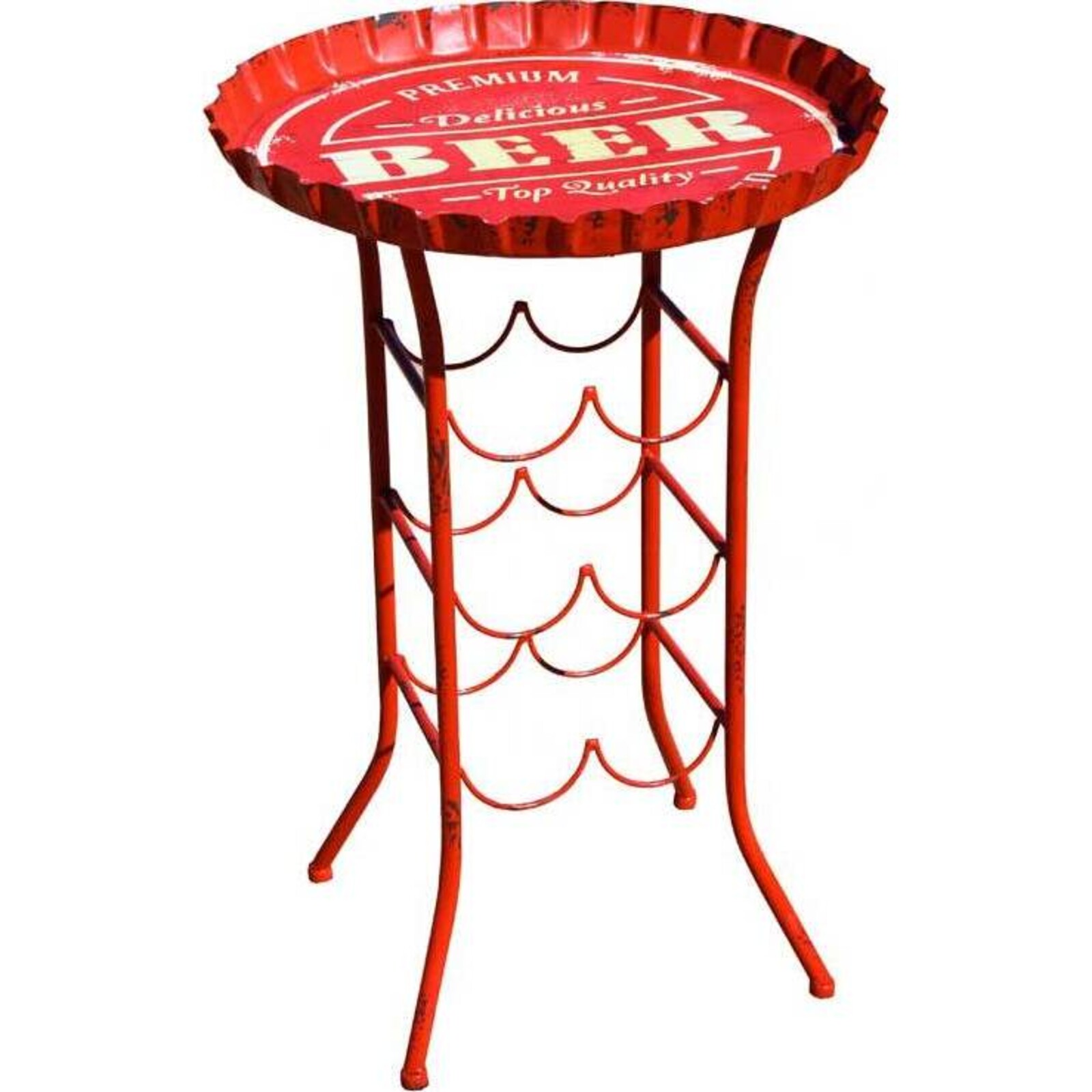 Drinks Table Retro Red