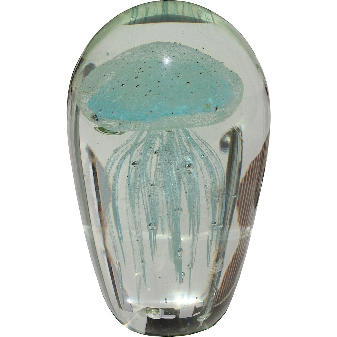 Glass Decor Jellyfish - Blue