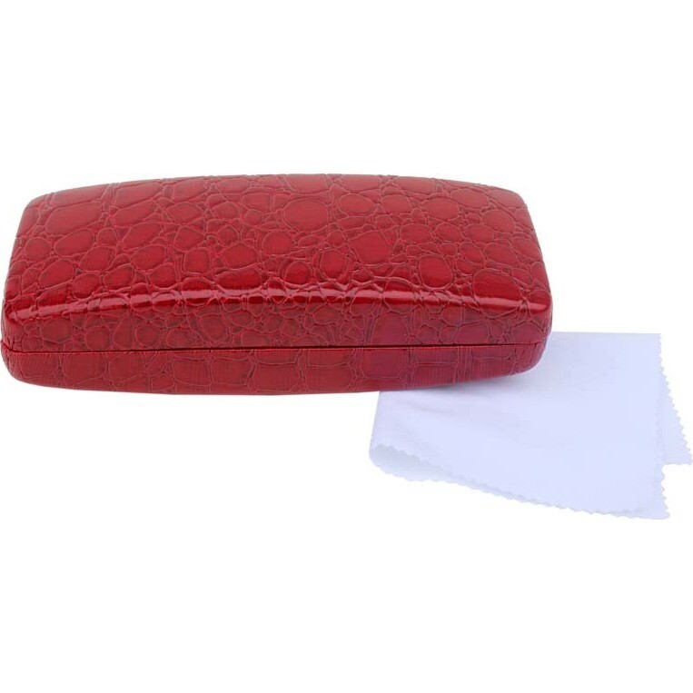 Glasses Case - Red Croc